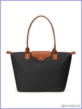 Nylon Zipper Tote Bags Women Large Capacity Shoulder Hobo Work Travel Purse